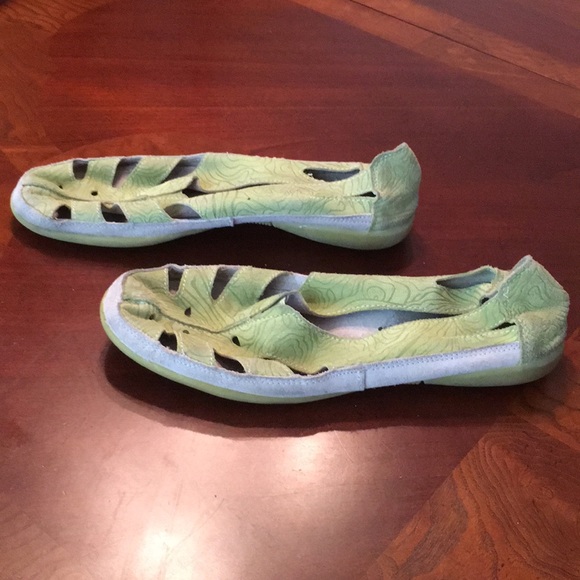 Berne-Mev “Austin” Green Casual Shoes Size 36 - Picture 6 of 8